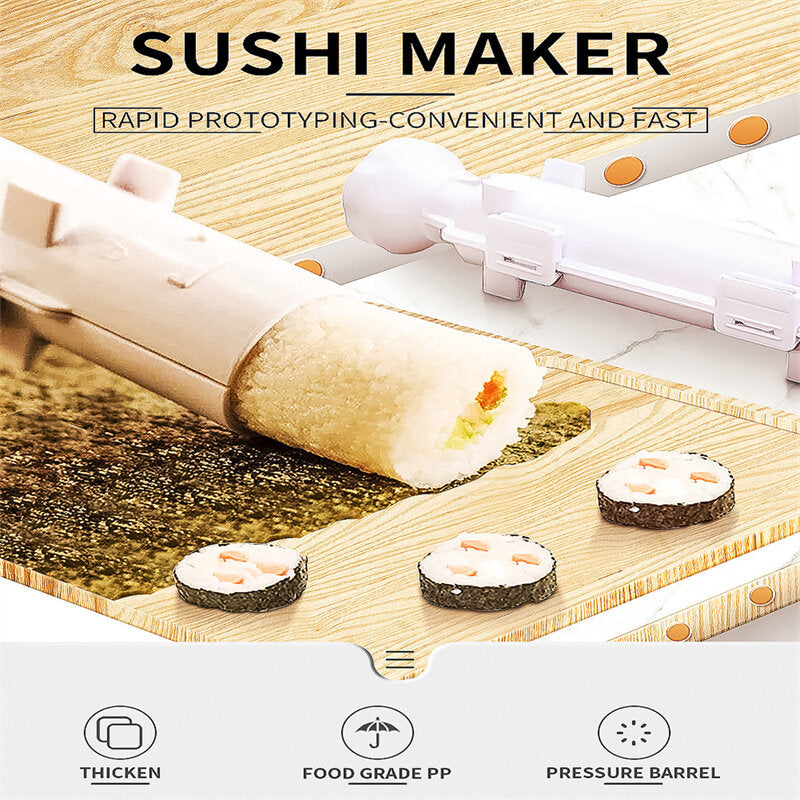 All the materials in the sushi making kits are made of safe food grade high quality PP material and BPA-free plastic